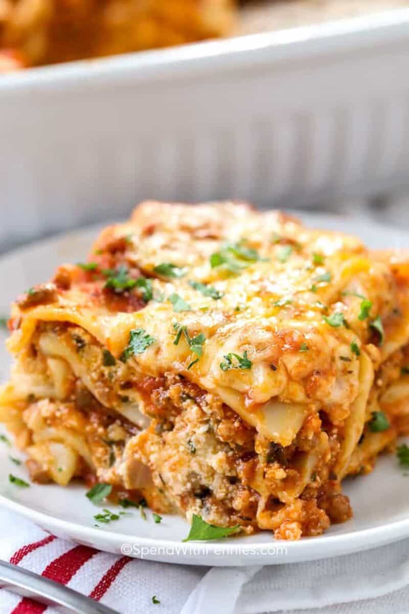 Classic Homestyle Beef Lasagna